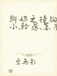 断奶之后胸部变小,干瘪,怎么恢复