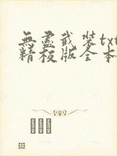 无尽武装txt精校版全本封面