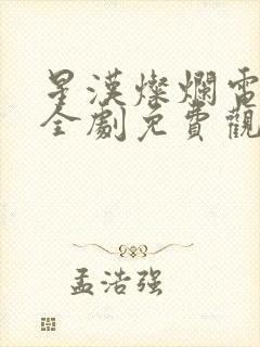 星汉灿烂电视剧全剧免费观看
