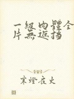 一级肉体全黄裸片无遮挡封面