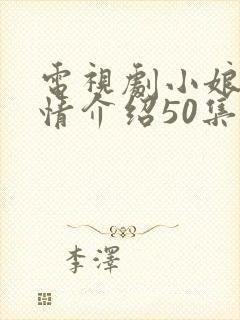 电视剧小娘惹剧情介绍50集