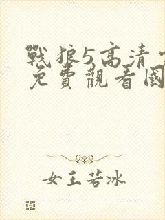 战狼5高清完整免费观看国语