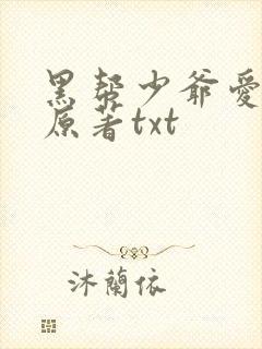 黑帮少爷爱上我原著txt封面