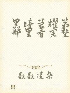 黑暗荣耀第二季哪里看完整版