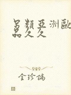 另类亚洲欧美精品久久封面