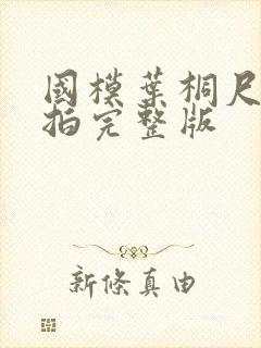 国模叶桐尺度私拍完整版