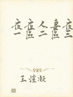 夜夜人妻夜夜爽一区二区三区封面