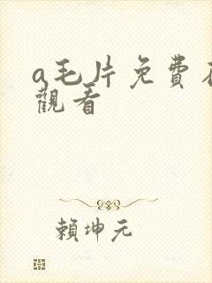 a毛片免费在线观看