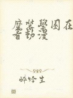 魔装学园在线观看动漫封面