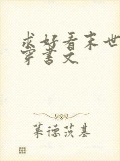 求好看末世女配穿书文封面
