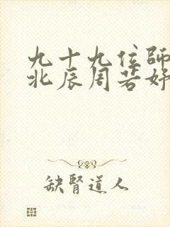 九十九位师傅叶北辰周若妤