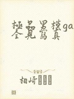 极品男模gay全见写真封面