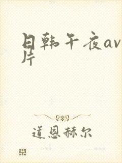 日韩午夜av毛片