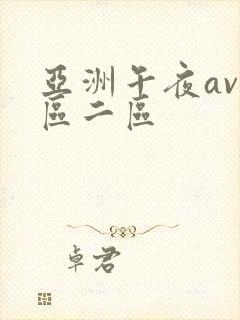 亚洲午夜av一区二区