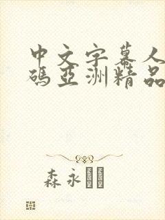 中文字幕人妻有码亚洲精品系列封面
