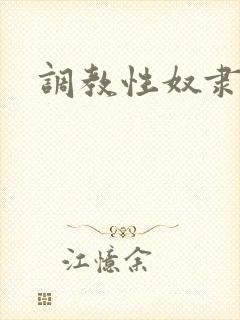 调教性奴隶公司封面