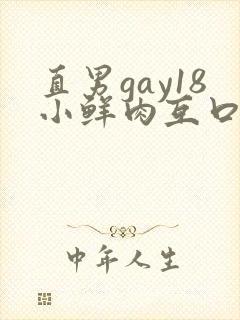 直男gay18小鲜肉互口