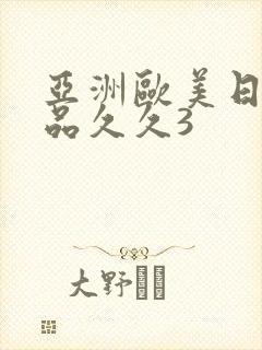 亚洲欧美日韩精品久久3
