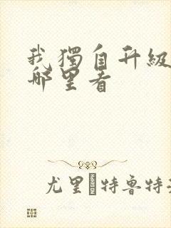 我独自升级漫画哪里看封面