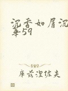 沉香如屑沉香重华59封面