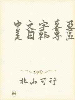 中文字幕亚洲欧美日韩专区