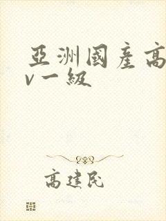 亚洲国产高清av一级