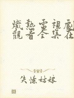 炽热电视剧免费观看全集在线播放