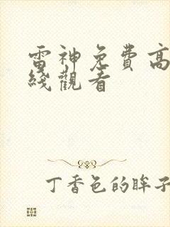 雷神免费高清在线观看