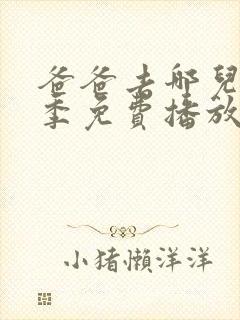 爸爸去哪儿第三季免费播放完整版封面
