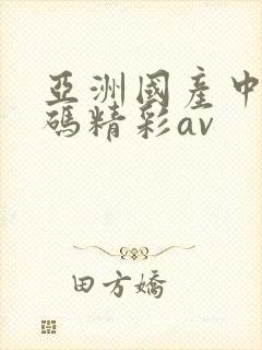 亚洲国产中文乱码精彩av封面