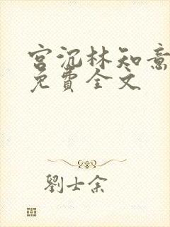 宫沉林知意小说免费全文