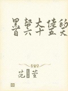 黑帮大佬的第三百六十五天第二季免费观看封面