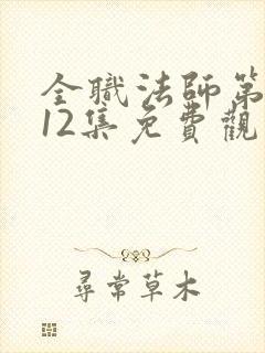 全职法师第六季12集免费观看