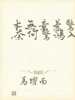 本无意惹惊鸿 ,奈何惊鸿入我心
