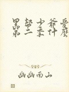 黑帮少爷爱上我第二季什么时候播