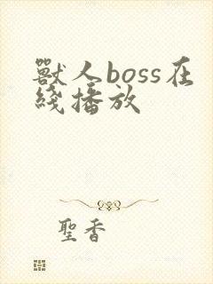兽人boss在线播放封面