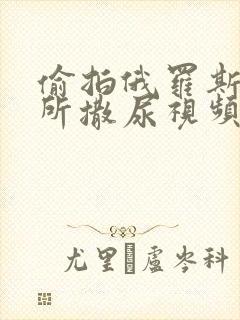 偷拍俄罗斯女厕所撒尿视频
