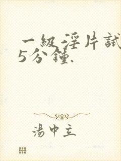 一级淫片试看15分钟.