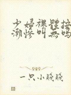 少妇裸体按摩高潮惨叫无吗
