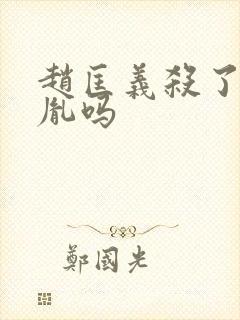 赵匡义杀了赵匡胤吗