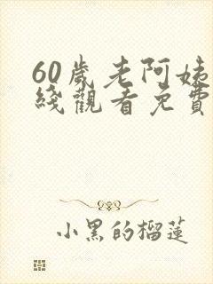 60岁老阿姨在线观看免费版电视剧封面
