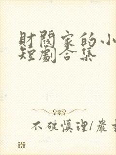 财阀家的小儿子短剧合集