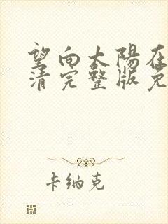 望向太阳在线高清完整版免费观看