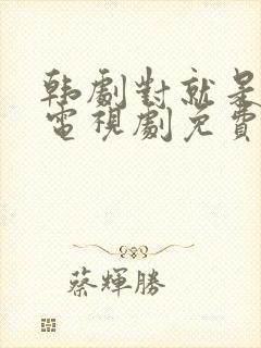 韩剧对就是这样电视剧免费观看