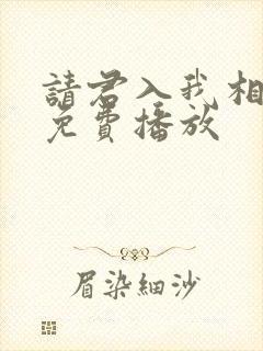请君入我相思局免费播放