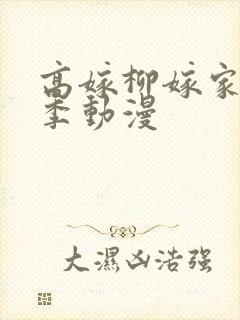 高嫁柳嫁家第二季动漫