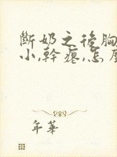 断奶之后胸部变小,干瘪,怎么恢复