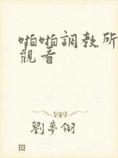 啪啪调教所在线观看