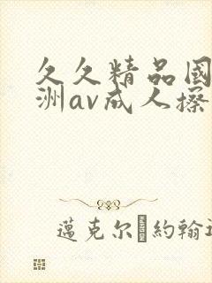 久久精品国产亚洲av成人擦边