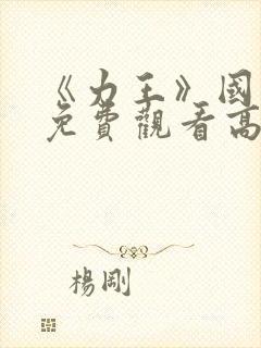《力王》国语版免费观看高清封面